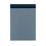 35x45+5 Cepsiz Kargo Poşeti (Kargo Torbası – Bantlı – Siyah/Gri) (100 Adet)
