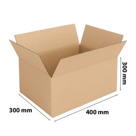 30x40x30 Çift Oluklu Karton Kutu – Kompakt, Dayanıklı ve Ekonomik Paketleme Kutusu